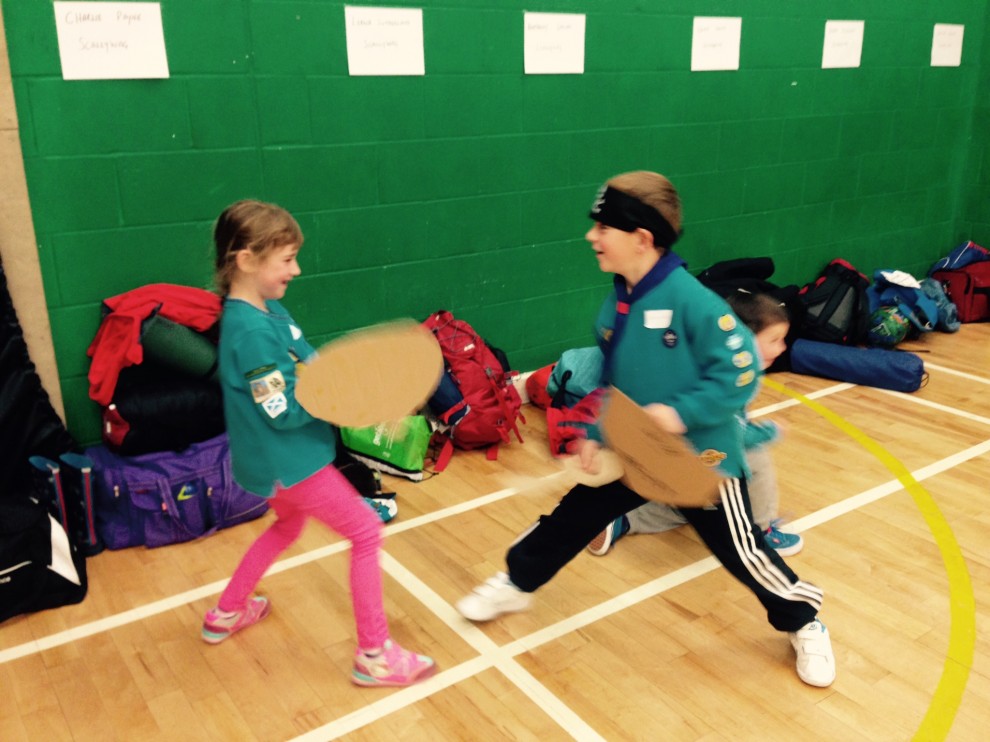 2015-09-12 Beavers Pirate Sleepover